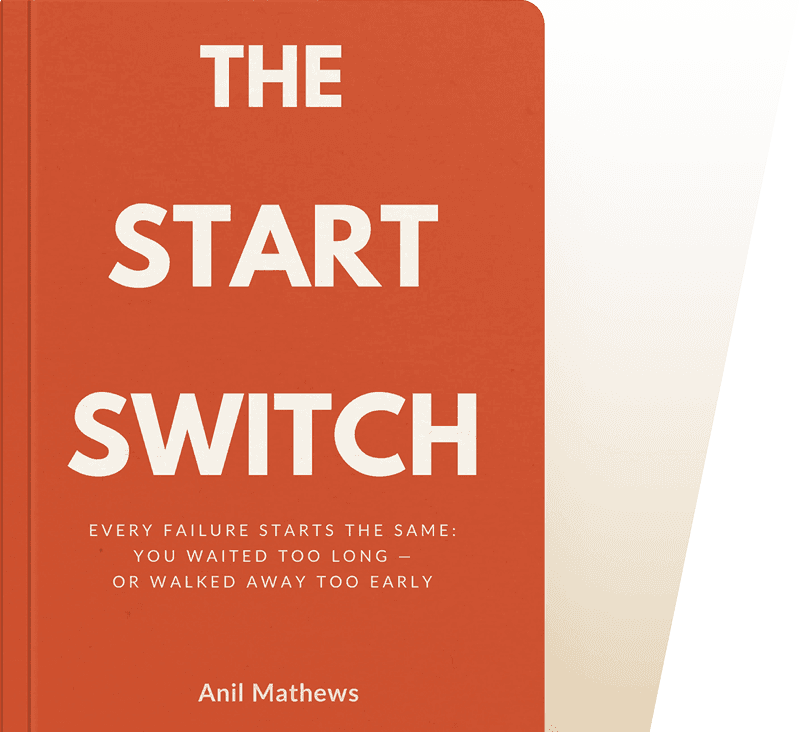 The Start Switch book cover by Anil Mathews