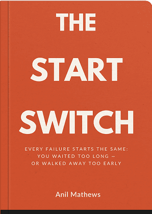 The Start Switch book cover by Anil Mathews